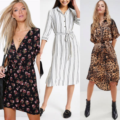 It's all about the print dress!