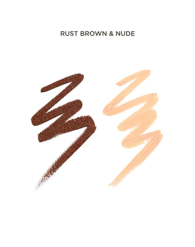 Nude/Rust Brown